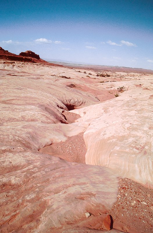 Erosion in Navajo Sandstone