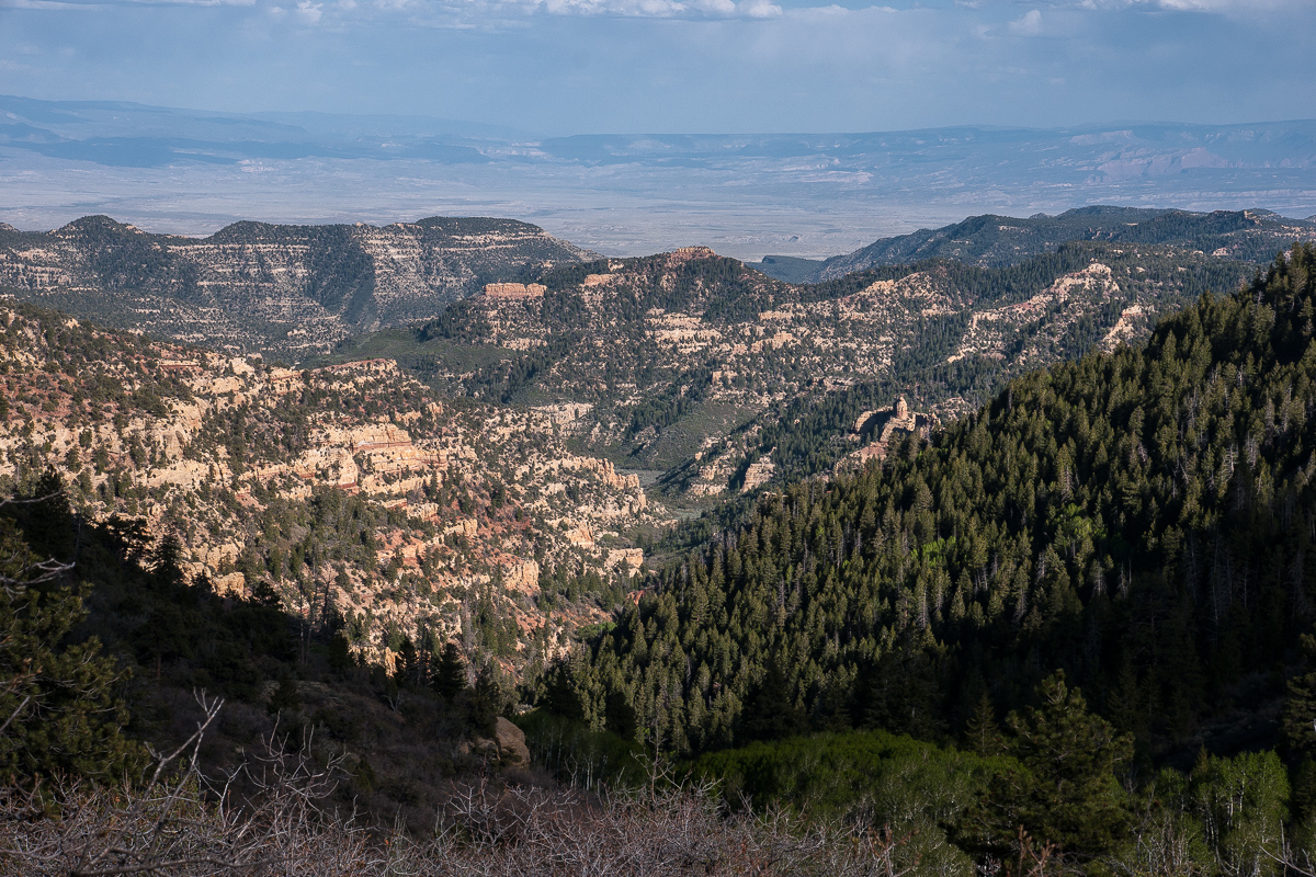 Blick nach Osten zum Westwater Canyon