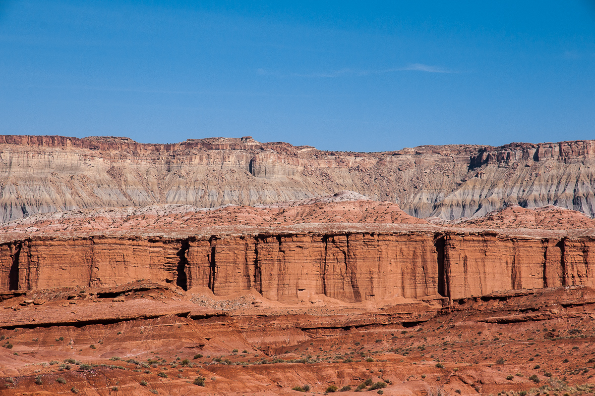 Entrada Cliffs und Mancos Shale