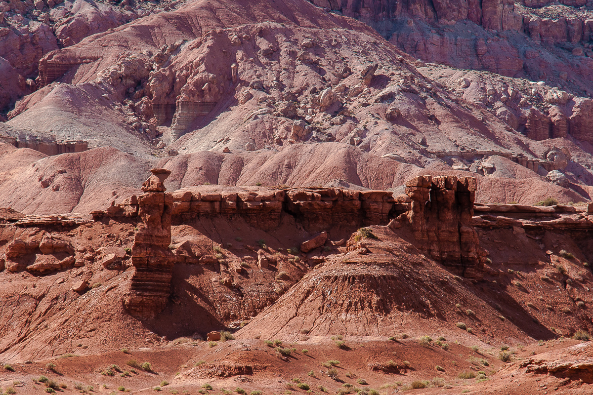 Hoodoos Red Desert