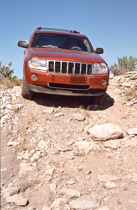Crystal Geyser Trail, Jeep Grand Cherokee