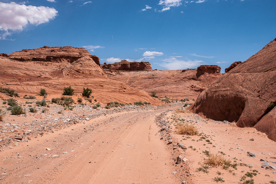 Navajo Sandstone im Poison Spring Canyon