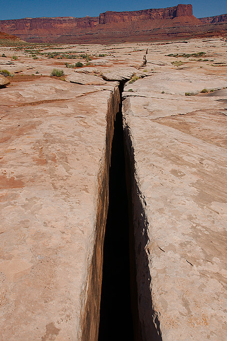 Joint im White Rim Sandstone