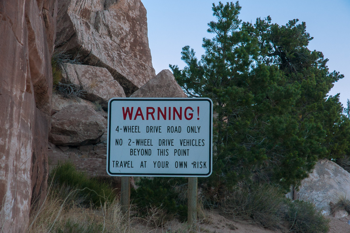 Bobby Hole Warning Sign