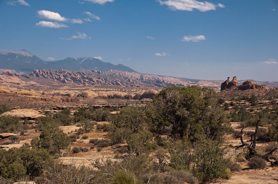 Moab Fins und LaSal Mountains