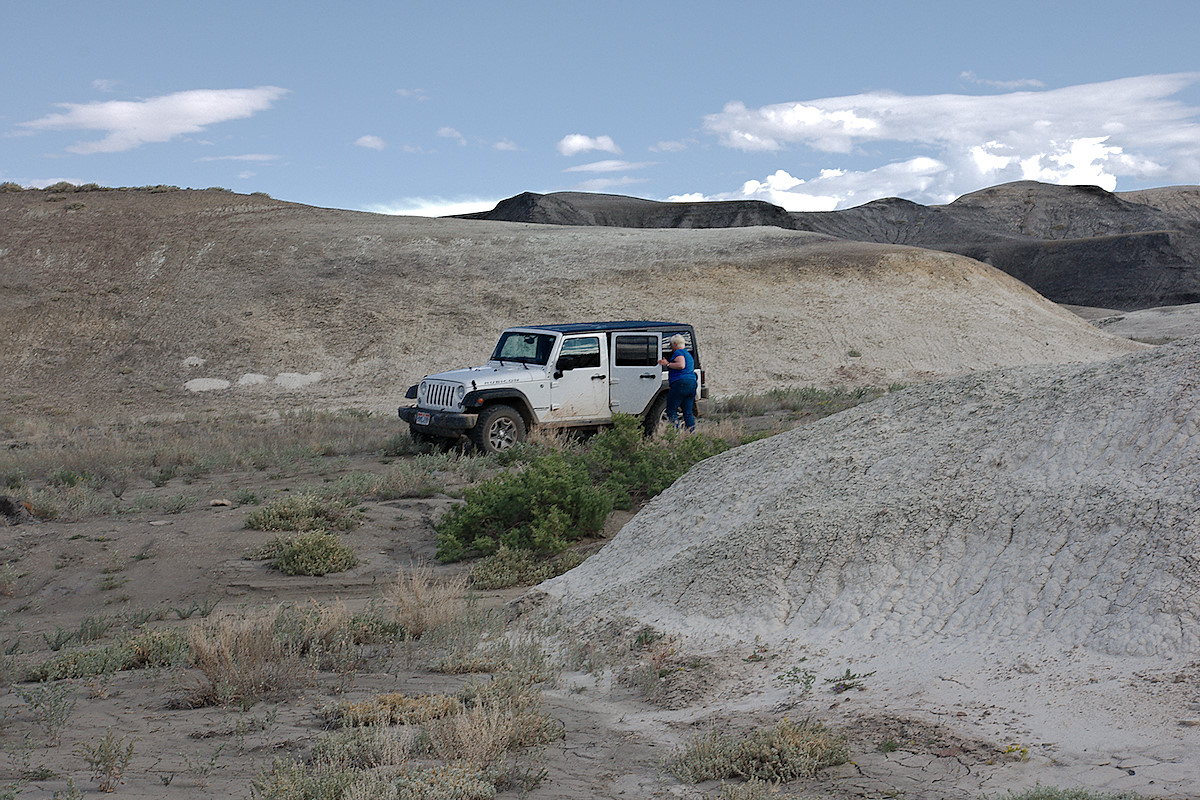 Jeep Wrangler im Blue Hills Wash